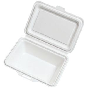 【テイクアウトBOX】【蓋つき】ケーピープラテック ＫＭ−５２　ホワイト《発注単位：袋(50枚)》（...