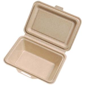 【テイクアウトBOX】【蓋つき】ケーピープラテック ＫＭ−５２　ナチュラル《発注単位：袋(50枚)》...