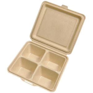 【テイクアウトBOX】【蓋つき】ケーピープラテック ＫＭ−５５　ナチュラル《発注単位：袋(25枚)》...