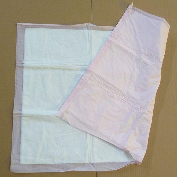 アンダーシーツ 高吸水ポリマー入 ピンク 90cm×120cm 5枚×10袋 (計50枚) YS-9...