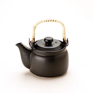 マスタークック けんこう土瓶 大サイズ（ガス直火用）（黒色）（1.6L