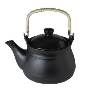 マスタークック けんこう土瓶 大サイズ（ガス直火用）（黒色）（1.6L