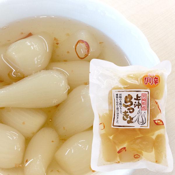 宮崎県産ピリ辛らっきょう（100g） 上沖産業