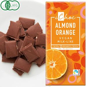 iChoc オーガニックライスミルクチョコレート アーモンド＆オレンジ むそう 秋冬限定