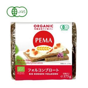 PEMA（ペーマ） 有機全粒ライ麦パン（フォルコンブロート）（375g（6枚入）） ミトク