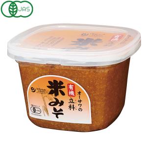 オーサワの有機立科米みそ（650g）カップ オーサワジャパン｜shizenkan