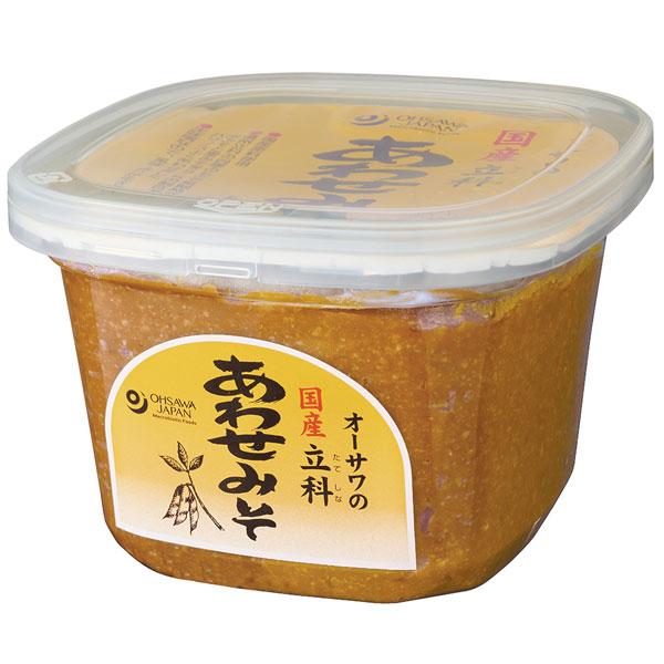 オーサワの国産立科あわせみそ（650g）カップ オーサワジャパン