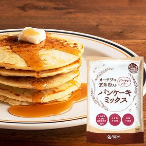 オーサワの玄米粉入りグルテンフリーパンケーキミックス（200g） オーサワジャパン
