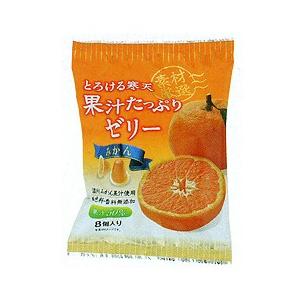 果汁たっぷりゼリー みかん（26g×8個入） 片山食品 夏季限定｜shizenkan