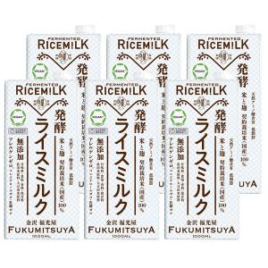 発酵ライスミルク（1000ml×6本） 福光屋｜shizenkan