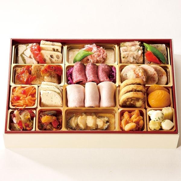 三代目たいめいけん監修洋風おせち一段重（24品）（重付き） 直送につき代引・同梱不可 冷凍便 創健社...