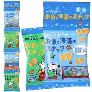 メイシーちゃん（TM）のおきにいり お魚と海藻のスナック（10g×4連） 創健社 3月新商品｜shizenkan