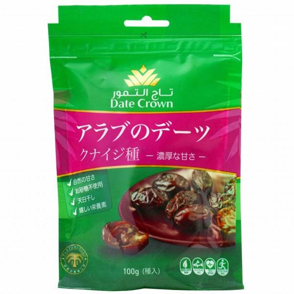 デーツクラウン アラブのデーツ クナイジ種（100g） 出光商会