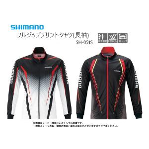 シマノ　'19 フルジッププリントシャツ (フィッ�