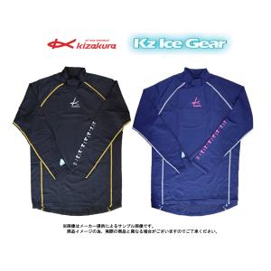 kizakura(キザクラ)　Kz Ice Gear(Kz アイスギア) (FREEZE TECH インナー)(フィッシングウェア・長袖ハイネックTシャツ・接触冷感・紫外線カット・ストレッチ)-｜shizenmankituya