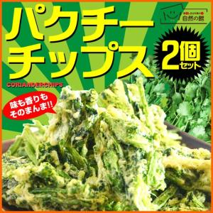 パクチー パクチーチップス 2個セット うすしお タイ 料理 おつまみ 駄菓子 メール便 おためし コリアンダー 香菜 おやつ