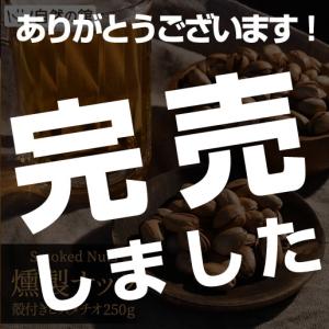 完売 燻製ナッツ 燻製ピスタチオ(殻付き) 250g 送料無料 おつまみ 家飲み ピスタチオ スモーク 薫製 桜チップ 乾杯 カンパイ 非常食