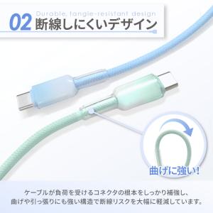 Type-C ケーブル タイプc 充電ケーブル...の詳細画像4