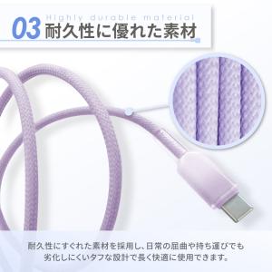 Type-C ケーブル タイプc 充電ケーブル...の詳細画像5