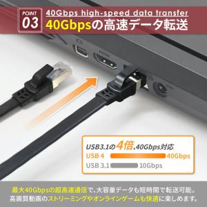 LANケーブル Cat8 40Gbps 2m ...の詳細画像5