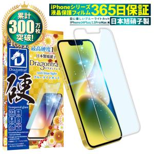 iPhone14 Plus ガラスフィルム iPhone 13 Pro Max 保護フィルム 10Hドラゴントレイル ブルーライトカット 液晶保護フィルム shizukawill シズカウィル｜shizukawill