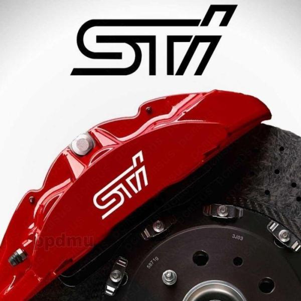 ◆ STI 旧モデル 耐熱デカール ステッカー ドレスアップ ブレーキキャリパー/カバー レヴォーグ...
