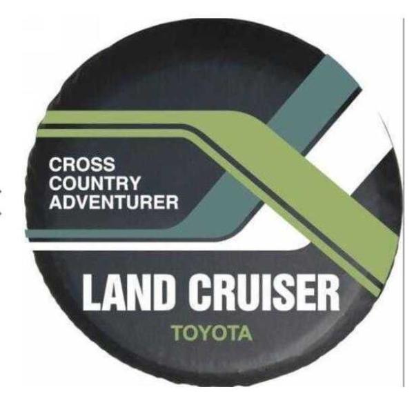 新品！日本未発売 新品 スペアタイヤカバー トヨタ Toyota LAND CRUISER 汎用R1...