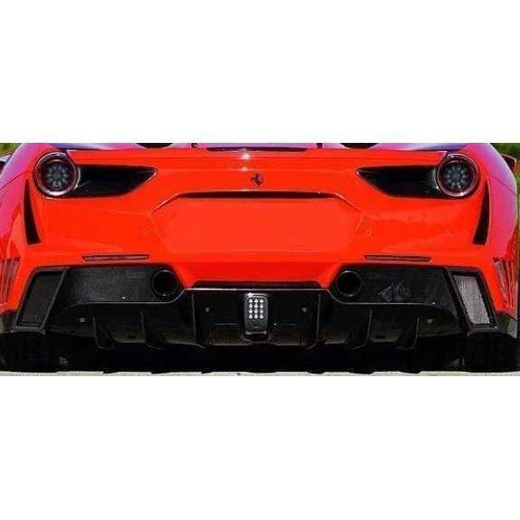 フェラーリ 488 GTB Nタイプ リアディフューザー グロッシードライカーボン