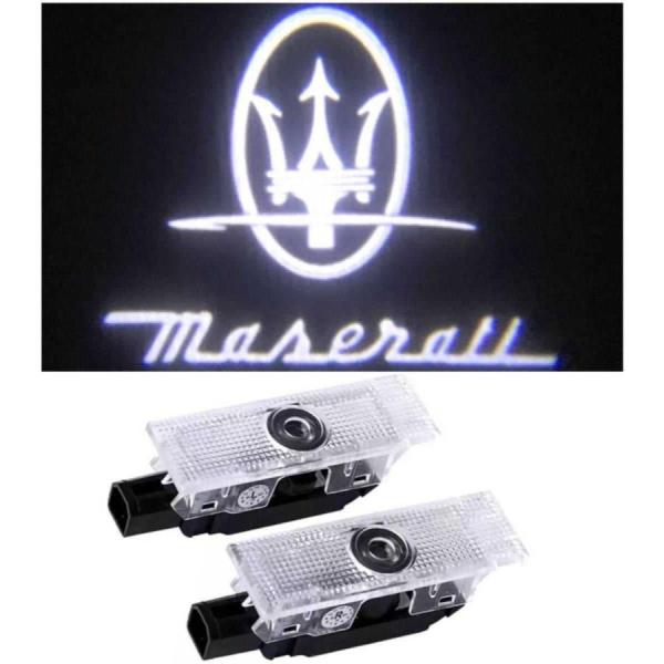 Maserati マセラティ ロゴ カーテシランプ LED タイプ レヴァンテ クアトロポルテ ギブ...