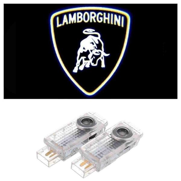 Lamborghini LED HD ロゴ プロジェクター カーテシランプ ガヤルド アベンタドール...