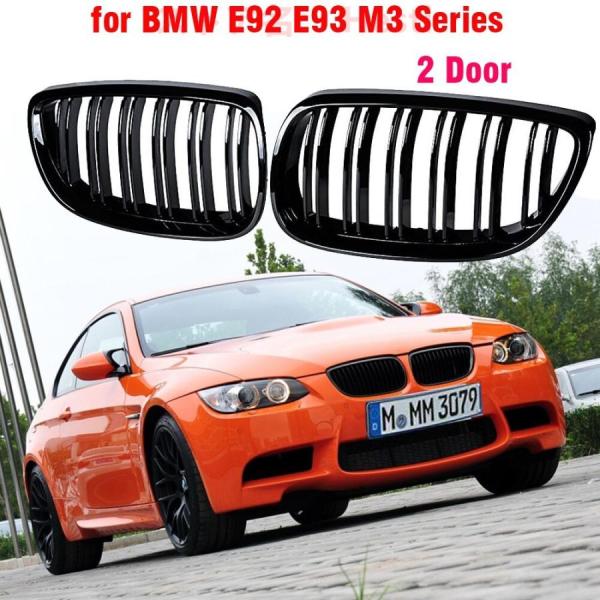 高品質 BMW E92 E93 M3 328I 335I 2 ドア フロントキドニーグリル デュアル...