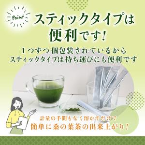 桑の葉茶 粉末 スティック 100本 パウダー...の詳細画像2