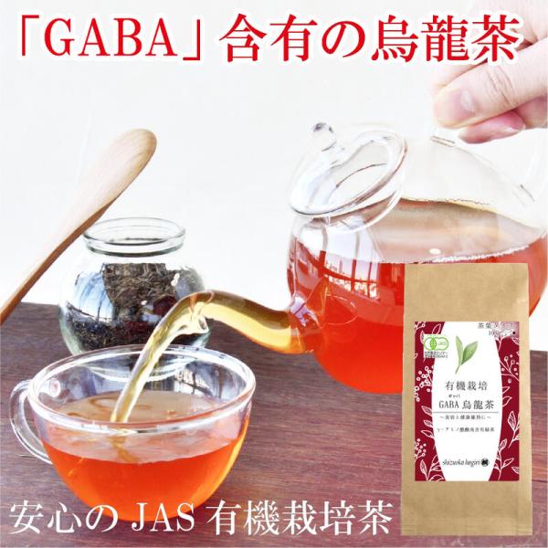 ギャバ茶 お茶 緑茶 JAS有機栽培GABA烏龍茶 有機 ギャバロン茶 烏龍茶 GABA 健康茶 γ...