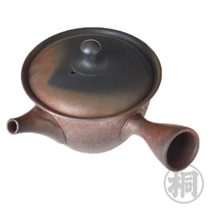 三陶 萬古焼 紫泥急須 実山窯 伊藤実山 伝統工芸士 1.5号玉型石目急須