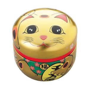 「静岡茶ギフト招き猫缶 金」 かわいいお茶缶入ギフト 静岡産 煎茶 深蒸し煎茶 棒ほうじ茶 玄米茶 ...