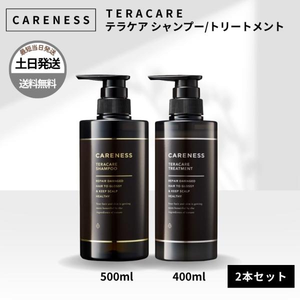 ケアネス テラケア シャンプー トリートメント 本体 2本セット サロン専売品 美容室 ヘアケア ダ...