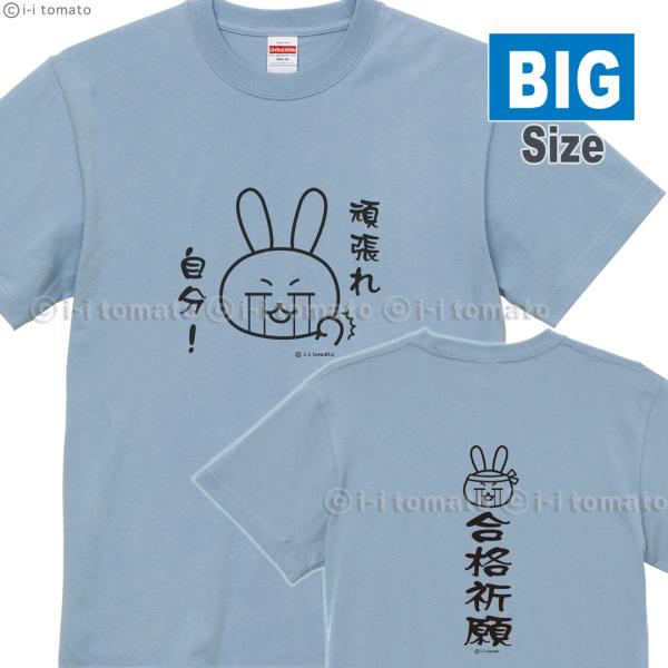 頑張れ自分！泣くほどスペシャルTシャツ 大きいサイズXXL・XXXL 受験応援グッズ 内定祈願 目標...