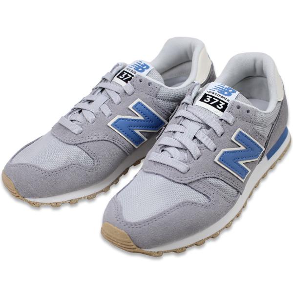 ニューバランス NEW BALANCE レディース スニーカー グレー ブルー カジュアル 軽量 ロ...