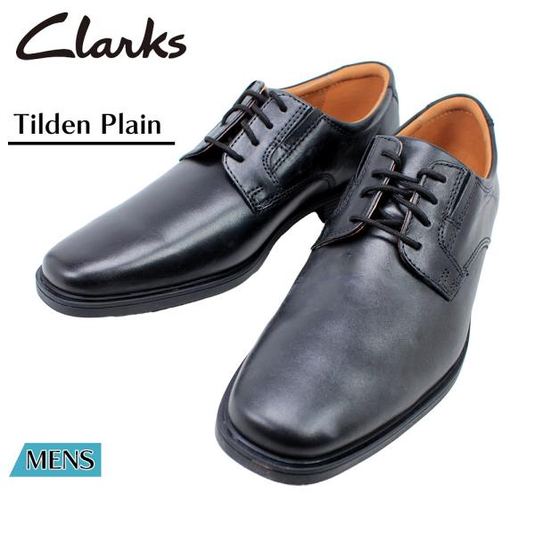 クラークス メンズ ビジネスシューズ 紳士靴 ティルデンプレーン 110350 ブラック シンプル ...