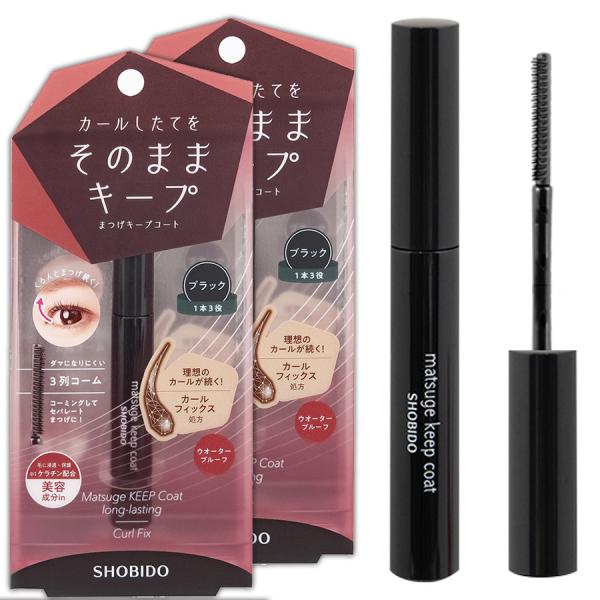 2個セット 送料無料 まつげキープコート ニュアンス ブラック マスカラ下地 6ml ベース コート...