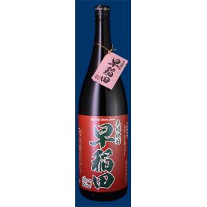 本格焼酎「早稲田」（赤ラベル）　1800ｍｌ　２５度　若潮酒造