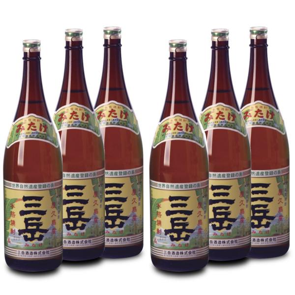 【数量限定】本格焼酎　三岳（みたけ）　1800ml　6本セット　25度　三岳酒造　mitake180...