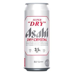 スーパードライ アサヒ ドライクリスタル 500ml 6缶 × 1ケース / 24本