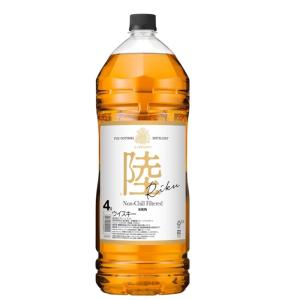 送料無料 キリン ウイスキー 陸 4000ｍl キリン 4L ウイスキーペットボトル 大容量 業務用｜shochuya-doragon