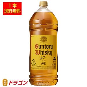 送料無料 サントリー ウイスキー 角瓶 4Lペット 1本 40％ 4000ml｜shochuya-doragon