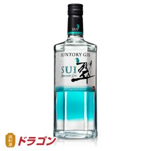 ジャパニーズジン 翠 SUI すい 700ml サントリー スピリッツ ジン 40％｜shochuya-doragon