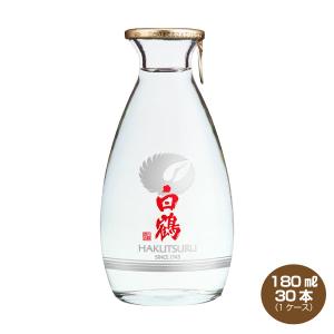 送料無料 白鶴 上撰 徳利 180ml×30本 1ケース 日本酒 清酒 プラ箱発送｜焼酎屋ドラゴン