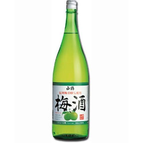 送料無料 白鶴 梅酒 1800ml×6本 P箱発送 1.8L瓶