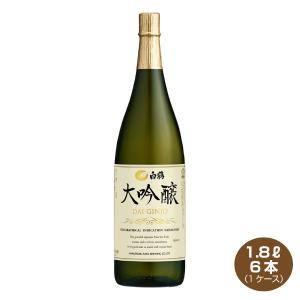 送料無料 白鶴 大吟醸 1800ml×6本 日本酒 清酒 だいぎんじょう 1800ml