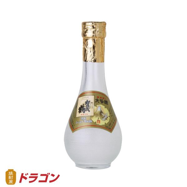 大吟醸 特製ゴールド賀茂鶴 180ml 純金箔入 丸瓶 清酒 日本酒